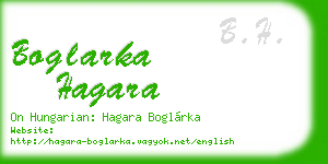 boglarka hagara business card